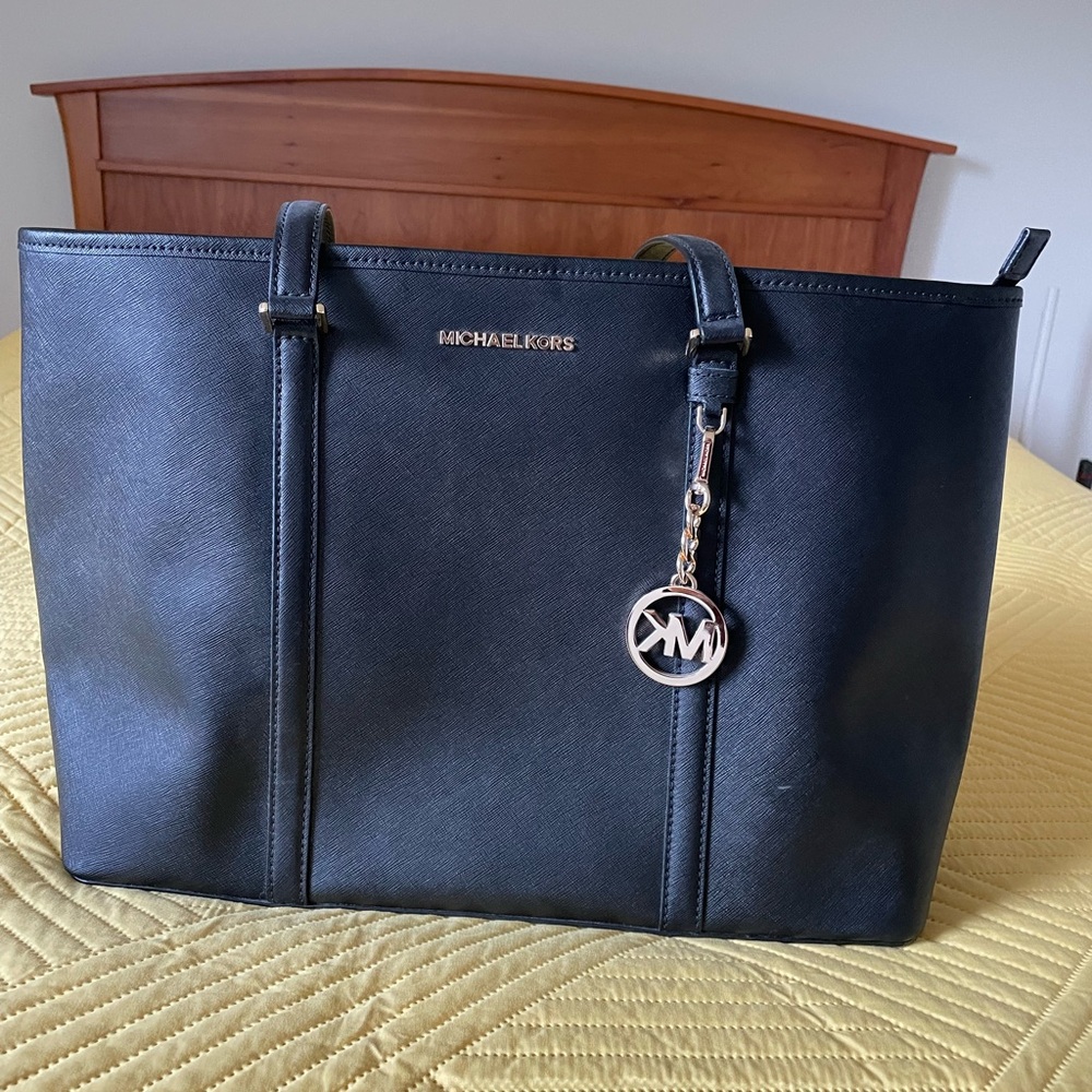 Brand New Michael Kors Black Tote Bag
